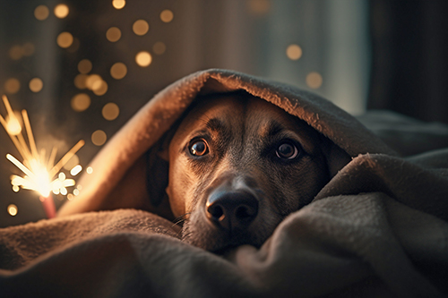 How to Reduce Dog Anxiety During Fireworks